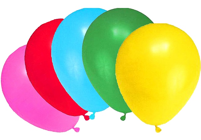 Balón mix farieb 10ks 25cm latex