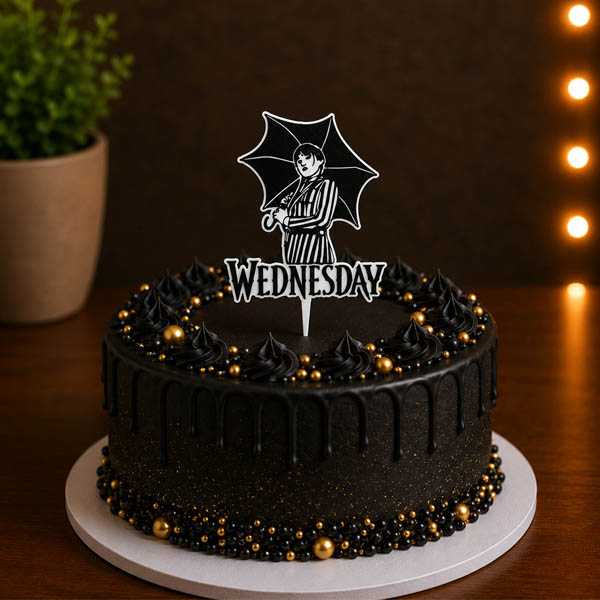 Zápich WEDNESDAY ČIERNOBIELY
