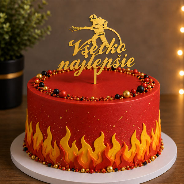 Zápich VŠETKO NAJLEPŠIE POŽIARNIK