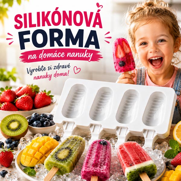 Silikónová forma na domáce nanuky
